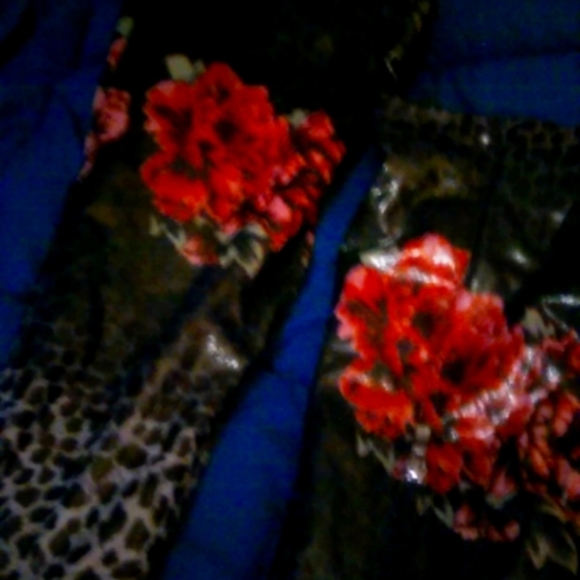 Cheetah rose print over the knee boots - Picture 2 of 3